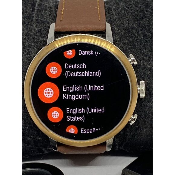 Fossil Gen 4 Authentic Digital Dial Smart Watch Custom Band FTW6016 LT332 - Picture 2 of 12